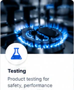 Gazlı cihaz test düzeneği